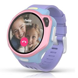 myFirst Fone R2- Smartwatch para niños (EU) con eSIM, AMOLED, cámara 5 MP Gran Angular, GPS y Control Parental - con conexión Circle. A Partir de 5 años (Color Algodón de Azúcar)