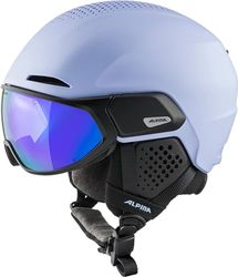 ALPINA Unisexe - Adultes, Alto Q-Lite Casque de Ski, Lilac-Black Matt, 51-55 cm