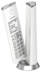 Panasonic KX-TGK220 Designer Cordless Phone, with answerphone, call blocker and do not disturb mode - White