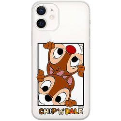 ERT GROUP mobiel telefoonhoesje voor Iphone 12 Mini origineel en officieel erkend Disney patroon Chip & Dale 005 optimaal aangepast aan de vorm van de mobiele telefoon, gedeeltelijk bedrukt