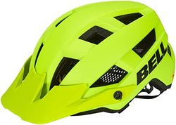 BELL Spark 2 MIPS Casque de vélo Jeunesse Unisexe, Jaune Mat Hi-Viz, Taille Unique