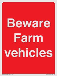 Beware Farm Vehicles, cartello A5P, 150 x 200 mm