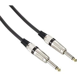 Paccs HIC15BK060SD - Cable para instrumentos (1 x 6,35 mm, 1 x conector jack 6,35 mm, 6 m)