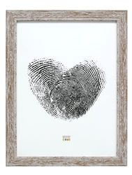 Cadre Photo Peint en Beige avec biseau Assorti Taille Image 40,0 x60,0 cm;