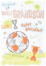 Traditionele verjaardagskaart Grote kleinzoon - 7 x 5 inch - Piccadilly Greetings