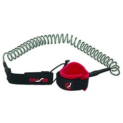 Coasto - Lijn 10' / 8 mm gedraaid – ideaal voor gebruik bij touring/racesport – universele compatibiliteit – voorkomt verlies van board – bestand tegen extreme omstandigheden – PB-CLSH10BK
