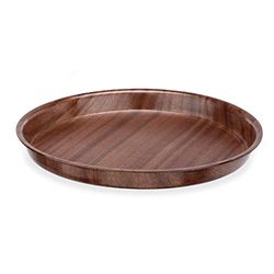 Was 9022 360 Porte-Verre à bière Rond en Bois pressé avec Surface antidérapante Diamètre 36 cm Hauteur 3,5 cm