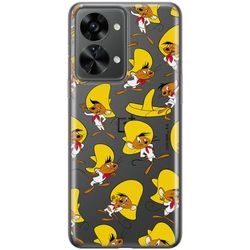 ERT GROUP mobiltelefonfodral för OnePlus NORD 2T 5G originalt och officiellt licensierat Looney Tunes mönster Speedy Gonzales 001 anpassad till formen på mobiltelefonen, gedeeltelijk transparant
