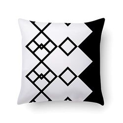 Doge Milano Coussin avec impression numérique, 100% Made in Italy, Coussin de canapé décoratif, amovible et lavable, modèle Marlyn, 40x40x5 cm