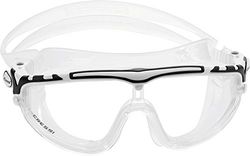 Cressi Skylight Swim Goggles, Occhialini Premium Per Nuoto Piscina Triathlon E Sport Acquatici Unisex Adulto, Trasparente/Bianco/Nero, Taglia unica