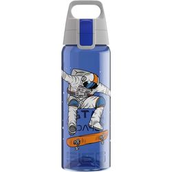 SIGG - Butelka na napoje Tritan – Total Color ONE Ollie – nadaje się do napojów gazowanych – nadaje się do mycia w zmywarce – szczelna – lekka, nie zawiera BPA, niebieska, 0,6 l