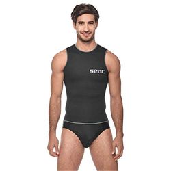 Seac Short Linne Man, Mjuk 2,5 mm Neopren Linne, för Män