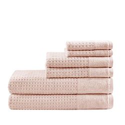 Madison Park Set di asciugamani in 100% cotone di lusso, trama a nido d'ape di alta qualità, altamente assorbenti, ad asciugatura rapida, vestiti da bagno di qualità per hotel e spa, misure assortite,