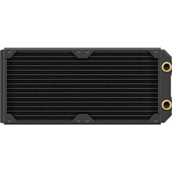 Corsair Hydro X Series XR5 280 mm NEO Waterkoelingsradiator - Koperen kern - Geoptimaliseerd voor een stille werking - 2 x 140 mm fanbevestigingen - G1/4" schroefdraden - Zwart