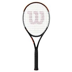 Wilson Raquette Burn 100 ULS V4.0, Joueurs Amateurs Ambitieux, Noir/Gris/Orange, WR045010U2
