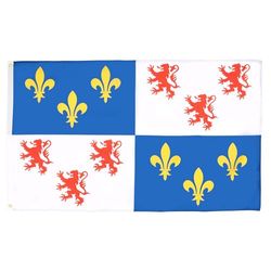 AZ FLAG - Drapeau Picardie - 90x60 cm - Drapeau Province Picarde 100% Polyester Avec Oeillets Métalliques Intégrés - Pavillon 50 g