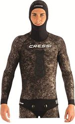 Cressi Men's Cressi Tracina Jacket 5mm Apnoe Diving Suit Mimetic Large, Dark Digital Spectre Pat Tarnung 5mm, L UK