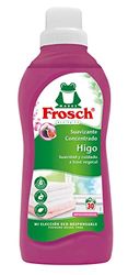 Frosch - Suavizante Concentrado Liquido para Lavadora, Apto para Ropa Blanca y de Color, Pieles Sensibles y Atópicas, Producto Hipoalergénico y Ecológico, Higo - 750 ml