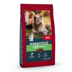 MERA Comida para Perros Essential Soft Brocken, Seca para Todas Las Razas de Perros, alimento seco con proteínas de Aves, alimento Saludable con Omega-3 y Omega-6, croquetas semihúmedas, 4 x 2 kg