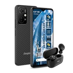 Energizer Ultimate U652S Smartphone-pakket - 6,5 inch, 4G, batterij met 4000 mAh, 64 GB ROM-geheugen 2 GB RAM, ontgrendeld, goedkoop, Europese versie + draadloze bluetooth-hoofdtelefoon