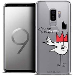 Caseink fodral för Samsung Galaxy S9+ / S9 Plus (6.2) fodral [officiell samlarlicens The Shadoks® Design Le Chef - mjuk - ultratunn - tryckt i Frankrike]