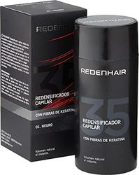 Redenhair R0061 - Hair Thickener - Haarvezels - Keratine microhaarvezels - Vervagen niet - Regen-. wind- en zweetbestendig - Alopecia-Oplossing haar - 23 gr - Zwart ,Zwart