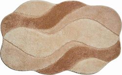 Grund Tapis de Bain, Ultra Doux et Absorbant, Antidérapant, 5 Ans de Garantie, Carmen, Tapis de Bain 70x120 cm, Beige