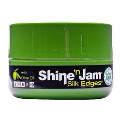 Ampro Shine 'N Jam Hair Conditioning Gel, Silk Edges, 2 Ounce