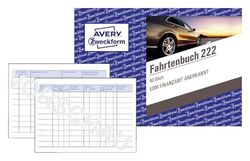 AVERY Zweckform 222 rittenboek voor auto's (A6 dwars, 40 bladen) wit