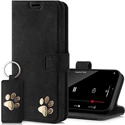 SURAZO Leather Wallet Mobile Phone Case Compatible with Samsung Galaxy A54 - Flip & Fold Smartphone Case with Stand RFID Blocker, Magnet Closure, 3 Slots for Bank Cards - Handcrafted European Leather