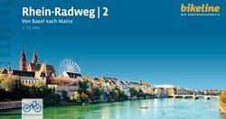 Rhein-Radweg 2: Von Basel nach Mainz, 1:75:000, 381 km, GPS-Tracks Download, LiveUpdate: TEIL 2