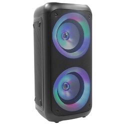 BoomToneDJ Traveler 400 - Altoparlante a batteria (telecomando IR, 400 W) ideale per DJ mobili e feste private, Bluetooth, luce integrata, USB/SD, maniglia telescopica per il trasporto