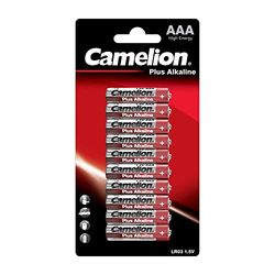 Pacote de 10 pilhas Camelion Alcaline LR03 micro AAA