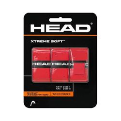 HEAD Unisex Xtreme Overwrap Docena Extreme Soft Over Grip, storlek ett, flerfärgad/röd