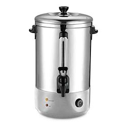 WAS 2607 300 - Bollitore in acciaio al cromo-nichel, con bordi laterali, tempo di cottura 70 minuti, 30 l, altezza 55 cm, 230 V/2000 W, 50 Hz