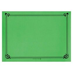 Table Mats 48 Gsm 31X43 Cm Prairie Green Cellulose - 500 Units