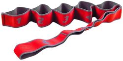 G5 HT SPORT Bandjes met oogjes voor yoga, elastische uitbreidingsriem, weerstandsbanden, 2 lichte en sterke weerstanden, voor pilates, fitness, stretching, training, dans (Strong)