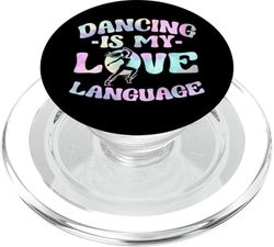 Bailar es mi lenguaje de amor - Funny Dancing Lover PopSockets PopGrip para MagSafe