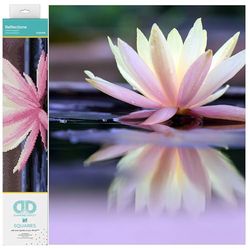 DIAMOND DOTZ Seerose Squares DQ8 Intermediate Kit, Reflections, 41 x 31cm