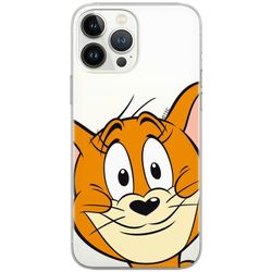 ERT GROUP mobiltelefonfodral för Apple Iphone 6 PLUS originalt och officiellt licensierat Tom and Jerry mönster Jerry 001 Vit optimalt anpassad till formen på mobiltelefonen, gedeeltelijk transparant