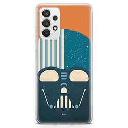 ERT GROUP mobiltelefonfodral för Samsung A32 4G LTE originalt och officiellt licensierat Star Wars mönster Darth Vader 025 anpassad till formen på mobiltelefonen, fodral tillverkad av TPU-plast