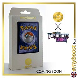 Barbaracle (Golgopathe) 67/131 Holo Reverse - myboost X Sun & Moon 6 Forbidden Light - Coffret de 10 cartes Pokémon Aglaises