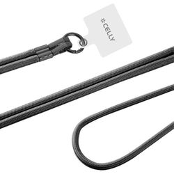CELLY Freedom Neck Chain Laccio DA Collo per Smartphone in nylon zwart merk