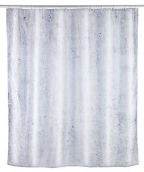 WENKO 23799100 Concrete Shower Curtain, Polyester, Multicoloured, 180 x 200 cm