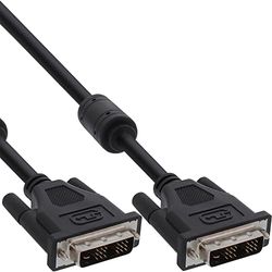 InLine 2m 18+1 Male to Male Single Link DVI-D Cable with 2 Ferrite Cores