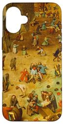 Pieter Bruegel der Ältere Giochi per bambini 2 Custodia per iPhone 16 Plus