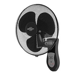 Orbegozo WF 0243 Wandventilator, oscillerend, 3 modi, afstandsbediening, timer, vleugels, 40 cm, 40 W