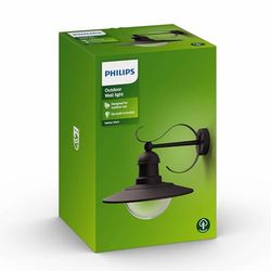 Philips TOPIARY Applique max. 1x60W E27 - Noir