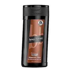 bruno banani Magnetic Man Shower Gel 3-i-1 duschgel med fängslande träig amberton, 250 ml