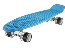 Ridge Skateboard Big Brother Nickel 69 cm mini Cruiser, blå/klar